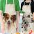 New Korean Style Linen Thin Sleeveless Apron Cute Dog Pattern Animal Cartoon Summer Adult Overclothes Kitchen