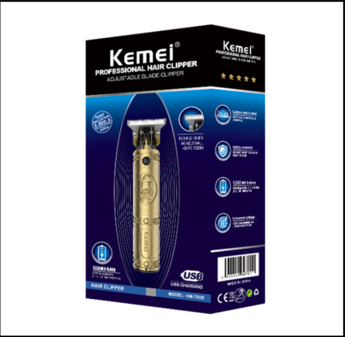 retro human head metal electric clipper notch carving push white 0 pitch t9 oil head scissors