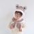 Warm Children's Hat Scarf Integrated Winter Boys and Girls Plush Cute Baby Frog Ears Windproof Earflaps Hat