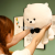 Cute Simulation Bichon Frise Doll Pomeranian Doll Dog Children's Plush Toys White Small Pillow Girl
