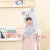 Cartoon Baby Hat Warm Winter Boys and Girls Cute Thickening Earflaps Slipover Scarf Cross One Scarf