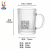 Qianli New Vertical Bar Handle Cup Household Drinking Cups Breakfast Cup Milk Cup Drink Cup Juice Cup Zb128