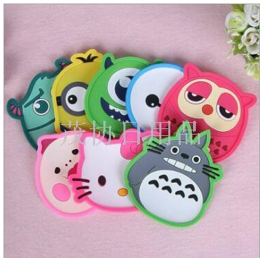 animal silicone soft cup wad rubber mat