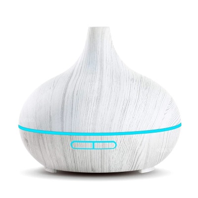 550ml Wood Grain Aromatherapy Humidifier Ultrasonic Essential Oil Atomizer Air Humidifier