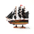 Caribbean Pirate Ship Model Decoration Creative Black Solid Wood Sailboat Hallway Study Bar Cafe Decorations