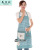 Shy Bear Apron Simple Housework Apron Fashion Sleeveless Halter Apron Kitchen Antifouling Oil-Resistant Apron