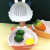 Crab Double-Layer Thickened Draining Basket Kitchen Plastic Draining Basket Household Vegetable Washing Melon and Fruit Draining Basket One Basket Two-Purpose