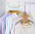 Magic Hanger Rotatable Multifunctional Five-Hole Windproof Magic Hanger Wardrobe Classification Drying Rack Storage Rack