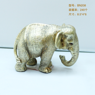 Resin Craft Ornament Chinese Style Simple Style Elephant Home Decoration Gift Decoration