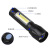 Mini Torch Telescopic Focusing Belt Cob Sidelight Led Strong Light Flashlight Outdoor Emergency Aluminum Alloy Torch。