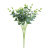 16 Fork Eucalyptus Fake Grass Simulation Grass Simulation Green Plant Zamioculcas Leaves Wedding Celebration Decoration Floral Potted Green Grass with Leaves