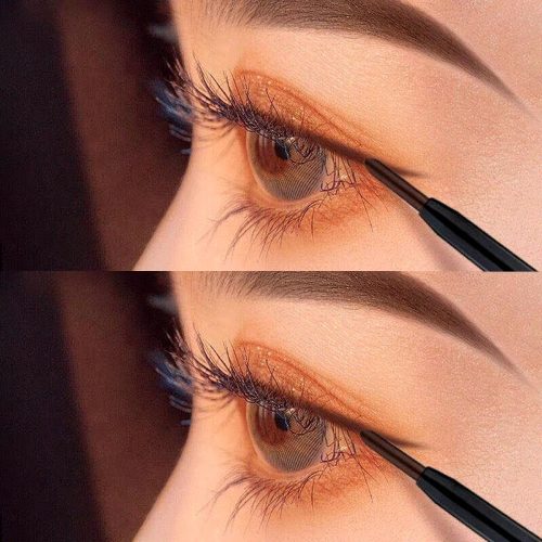 mknk eyeliner plain eyeliner long-lasting smudge-free brown eyeliner pencil novice hard head