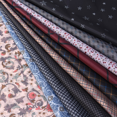 Wholesale 190t Polyester Printing Fabric Tela Taffeta Fabric Lining Fabric for Clothing