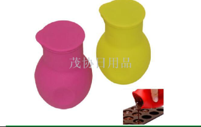 Cake Baking Mold FDA Silicone Chocolate Jar Chocolate Piping Bag