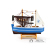 16cm Fishing Boat Decoration Ship Model Creative Living Room Storage Rack Table Decoration Decoration Wooden Boat Sailing Boat Small Gift