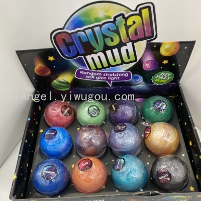 Slime Galaxy Crystal Mud Display Box