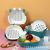 Crab Double-Layer Thickened Draining Basket Kitchen Plastic Draining Basket Household Vegetable Washing Melon and Fruit Draining Basket One Basket Two-Purpose