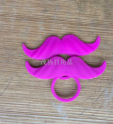 decorations wine bottle beard cover silicone beard bottle cover