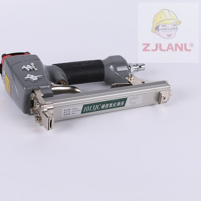 Zhongjie Pneumatic Staple Gun Straight Nail Gun Steel Nail Steam Nail U-Type Pneumatic Strip Nail Row Rivets Row Woodworking Tools Staple Gun Pneumatic Staple Gun