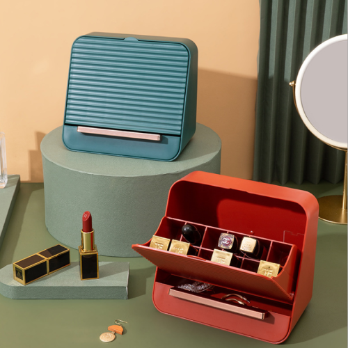 light luxury desktop lipstick storage box storage rack