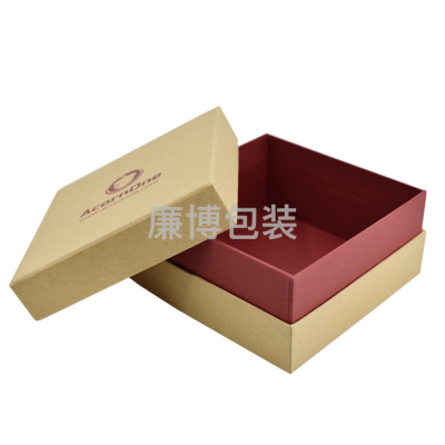 Gift Paper Box Custom Printing Gift Box Custom Cowhide Carton Paper Box Lid and Base Box Universal Gift Box