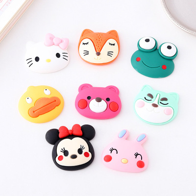 Large Cartoon Animal Minnie Duck DIY Resin Jewelry Accessories Phone Case Refridgerator Magnets Storage Box Material