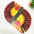 Yiwu Wholesale Girls' Fan-Shaped Black Disposable Barrettes Wholesale Barber Shop Steel Wire Barrettes