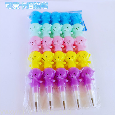 Cartoon Creative Festival Pencil 5 Section Replaceable Core Crayon in Stock Wholesale