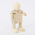 DIY White Body Wooden Robot Deformation Puppet Graffiti Variety Puppet Wood crafts