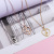 2021 New Punk Cross Chain Non-Fading Necklace Pendant Heart Love Heart Hollow Lightning Personality Necklace