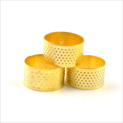 Factory Wholesale Thimble Finger Stall Sewing Embroidery Household Cross Stitch Metal Iron Thimble