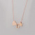 Spot Stainless Steel Mirror Polished Love Star Letter Pendant Necklace Simple Fashion Girlfriends Short Clavicle Chain