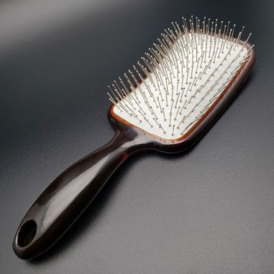 ABS Plastic Massage Airbag Comb Large Plate Square Amber Air Cushion Comb New Hairdressing Tangle Teezer