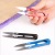 Factory Direct Sales Office Cross Small Scissors U-Shaped Color Handle Thread Embroidery Household Multi-Functional Scissors Color Scissors