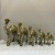 Resin Decorations Home Decoration Technology Gift Golden Set Seven Camels Small Ornaments Factory Direct Sales Spot