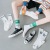 2021 Autumn and Winter Male and Female Socks Couple Sport Mid-Calf Length Sock 1997 Digital Striped Socks Korean Hip-Hop Fashion Internet Celebrity Socks