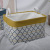 Factory Wholesale Fabric Storage Basket Desktop Sundries Storage Basket Underwear Cotton Linen Plaid Portable Basket
