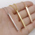 AliExpress Cross-Border Stainless Steel Gold Simple Strip Women's Necklace Necklace Fashion Strip Stainless Steel Necklace