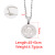 Cross-Border Direct Selling Fashion Vintage Stainless Steel Saint Benedict Necklace Pendant round Christian Pendant