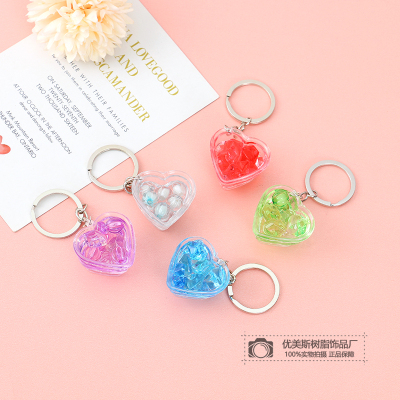 Keychain Love Creative Fruit Cup Color Key Accessories Backpack Small Pendant Bag Accessories Accessories Wholesale