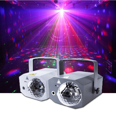 Remote Control Plastic Laser Magic Ball Light Bar Stage Laser Light Led Colorful Pattern Light KTV Colorful Flash Lamp