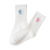 Tube Socks Women's Cute Angel Embroidered Socks Pure Cotton Ins Trendy Sweet All-Matching Japanese White Cartoon Long Socks