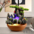 Zhuge Craft Courtyard Flowing Water Ornaments Balcony Fish Pond Landscape Top Floor Garden Decorations Arrangement Landscape Fish Tank Fountain