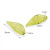 New 12*30 Leaf Gradient Series Hibiscus Leaf Pendant DIY Jewelry Hair Accessories Necklace Bracelet Antique Accessories