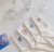 Tube Socks Women's Cute Angel Embroidered Socks Pure Cotton Ins Trendy Sweet All-Matching Japanese White Cartoon Long Socks