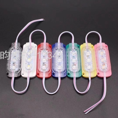 LED Light Single Row 2835 Lamp Beads Flashing Advertising Lamp Waterproof Injection Molding Module Highlight Advertising Words