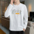 Men's Cotton Long-Sleeved T-shirt 2021 Korean Style Trendy Spring and Autumn Loose All Cotton Inner Bottoming Shirt round Neck Autumn Clothes Men