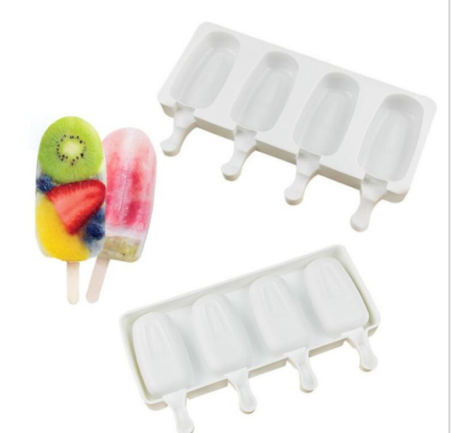 amazon mini 4-piece silicone popsicle mold ice cream ice-cream mould diy popsicles kitchen