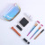 New Transparent Cosmetic Bag Waterproof TPU Colorful Semicircle Lipstick Storage Bag PVC Travel Cosmetics Wash Bag
