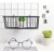 . Factory in Stock Supply Wrought Iron Hanging Basket, Bathroom Kitchen Storage Storage Basket Wire Mesh Accessories Storage Basket